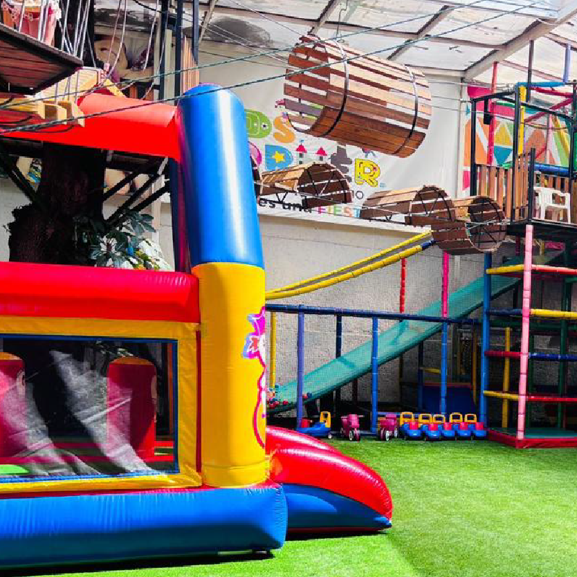 Imagen inflable jardín